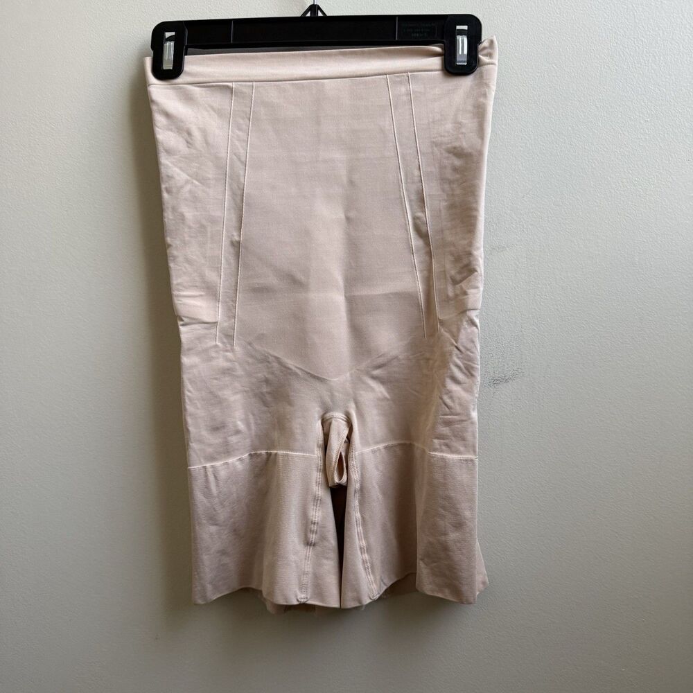 SPANX OnCore High-Waisted Firm Shaping Shorts Beige Size L
